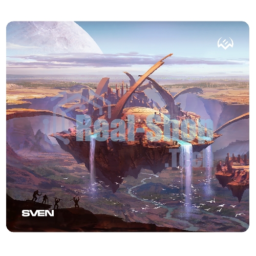 Игровой коврик для мыши (230 х 200 х 2 мм, ткань, резина) SVEN MP-G03S Island