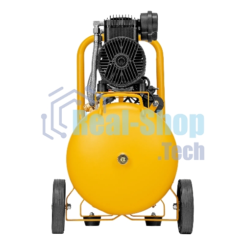 Компрессор безмасляный малошумный Denzel DLP-1500/50, 1,5 кВт, 50 л, 2850 об/мин, 250 л/мин