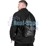 Рюкзак слинг Piquadro Harper CA6784AP/N черный кожа
