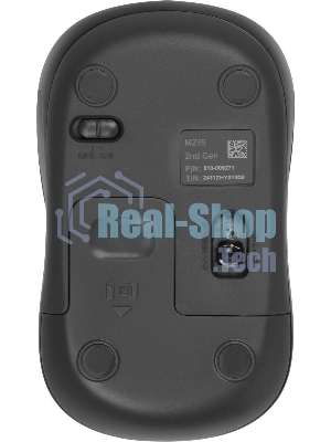 Мышь беспроводная Logitech M235 серый/черный, 1000 dpi, радиоканал, USB, кнопки - 3