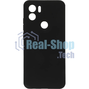 Чехол (клип-кейс) BoraSCO для Xiaomi Redmi A1+ Silicone Case черный (70938)