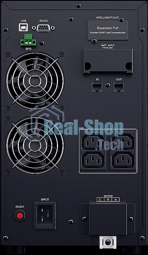 Источник бесперебойного питания CyberPower OLS2000E/2000 ВА/1800 Вт/USB/RJ11/45/SNMP/5xIEC 320 C13 / клеммы