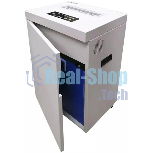 Шредер Office Kit S500 0,8x2 белый (секр.P-7) фрагменты 7лист. 50лтр. скобы пл.карты CD
