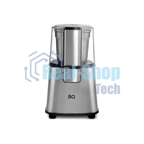 Кофемолка BQ CG1004 Steel-Black, Мощность 220 Вт, 60 г максимальная загрузка
