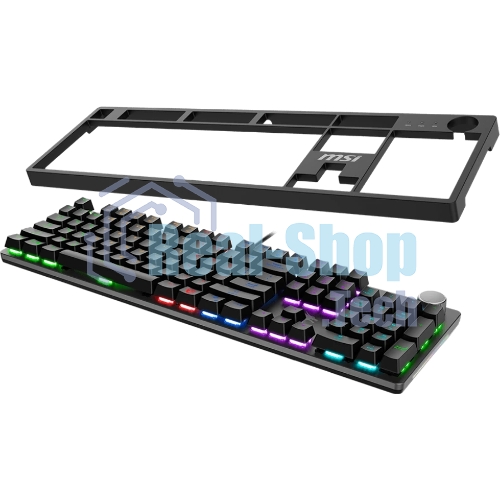 Клавиатура MSI Forge GK320 проводная, USB Type-A, чёрный