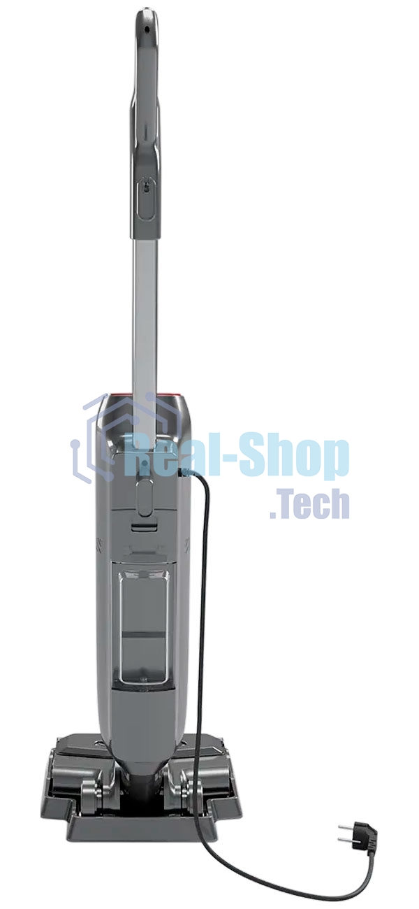 Пылесос вертикальный моющий Atvel F40 Steam серый, питание от сети, 155 Вт, уборка влажная/паром/сухая, пылесборник 0.55 л