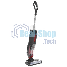 Пылесос вертикальный Atvel F16 Upright серый/красный, питание от аккумулятора, 150 Вт, уборка влажная/сухая, пылесборник 0.45 л