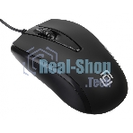 Мышь проводная Oklick 325M черный, 1000 dpi, USB, кнопки - 3