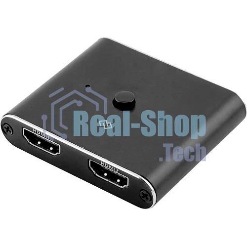 Переключатель аудио-видео Digma HDMI (f)/HDMI (f)/HDMI (f) черный (D-HSW-V2.0X2)