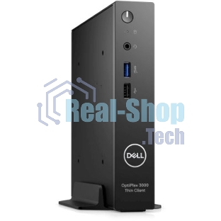 Компьютер Dell OptiPlex 3000 TC Intel Celeron N5105, 2.0 GHz - 2.9 GHz, 8192 Mb, 64 Gb eMMC, DVD нет, Intel UHD Graphics, 65W, Dell ThinOS, черный