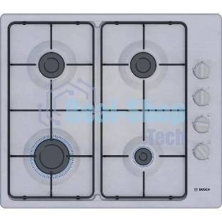 Газовая варочная поверхность Bosch PBP6C5K80O нержавеющая сталь