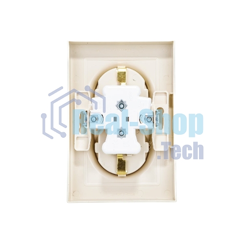 Розетка 2-м AtlasDesign с заземл. 16А в сборе беж. SchE ATN000224