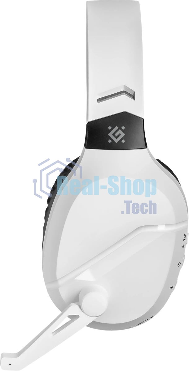 Гарнитура Defender Phantom Pro белый, беспроводная + проводная, Bluetooth, USB / mini jack 3.5 мм