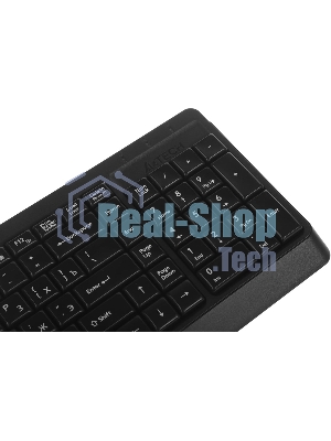 Комплект клавиатура+мышь A4Tech FStyler F1512 проводной, USB, 1200 DPI, черный