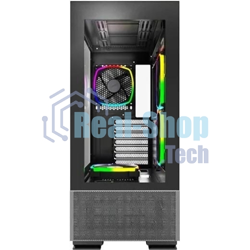 Компьютерный корпус Montech SKY TWO черный без БП ATX 3x140мм 2xUSB3.0 1xUSB3.1 audio bott PSU