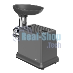 Мясорубка электрическая CENTEK CT-1626 черный, 2000 Вт, 2.0 кг/мин, реверс, защита от перегрузки, насадки - 6
