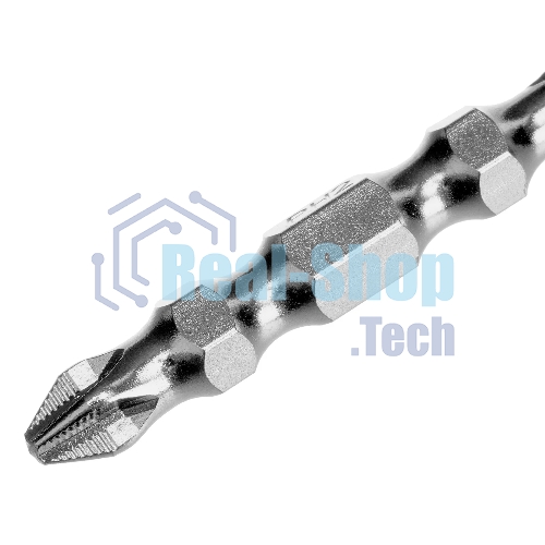 Набор бит двухстор. Gross PH2-PH1х45мм, PZ2-PZ1х45мм, сталь S2, 2 шт.
