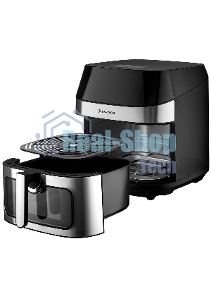 Аэрогриль Brayer 2044BR черный, 2200 Вт, 8 л, сенсор, 10 программ