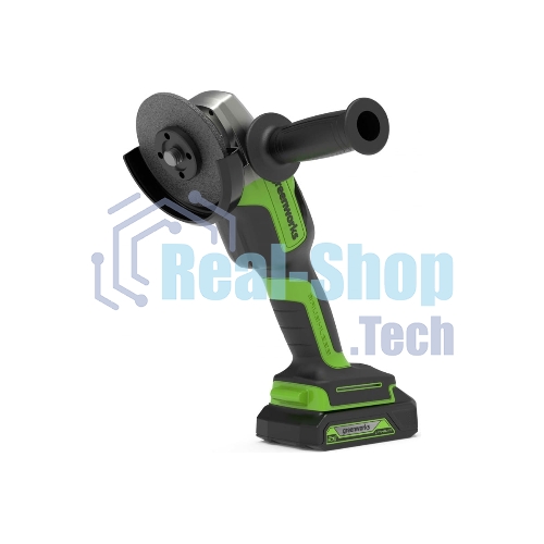 Угловая шлифовальная машина аккумуляторная GreenWorks GD24AG, 24V, бесщеточная без АКБ и ЗУ (3200207)