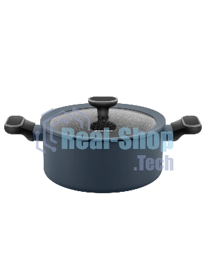 Кастрюля Maunfeld FRIDA MCS47FA02DG из кованого алюминия со стеклянной крышкой, 24 см, 4,7 л.