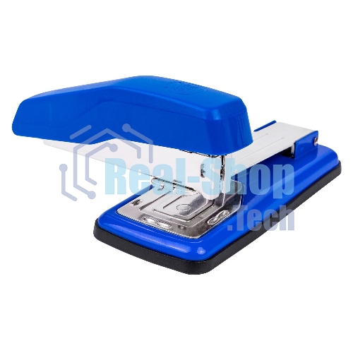 Степлер Deli E0414S/Blue 24/6 26/6 (25 листов) синий, 50 скоб, коробка