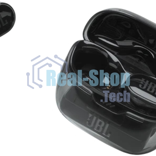 Наушники TWS JBL Tune Buds Ghost черный, внутриканальные, Bluetooth, активное шумоподавление