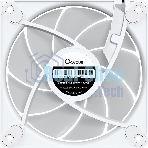 Вентилятор для корпуса Ocypus Gaммa F12 Elite WH ARGB, 120x120x25мм, 4-PIN PWM, 600-1800 RPM, 26 DBA MAX, HYDRO BEARING