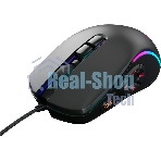 Мышь проводная GMNG XM003 черный, 32000 dpi, USB, кнопки - 10