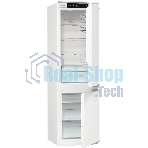 Встраиваемый холодильник Gorenje NRKI517141 белый двухкамерный 175/68 л морозилка снизу, No Frost