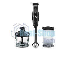 Блендер погружной Bosch MSM2620B черный, 600 Вт, 1 скорость