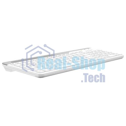 Клавиатура проводная A4Tech Fstyler FK25, USB, белый/серый