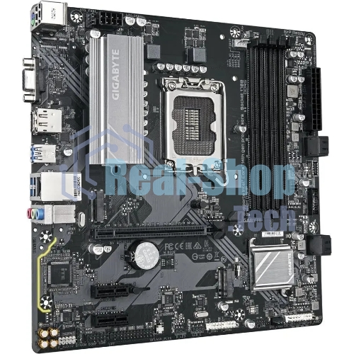 Материнская плата Gigabyte B760M D3HP DDR5, LGA 1700, Intel B760, 4xDDR5, 4xSATA, 2xM.2, 1xPCIe 4.0 x16, 1xPCIe x1, 1xHDMI, 1xVGA, 1xDP, 1x 1Gb LAN, 3xUSB-A 3.2 Gen 1, 2xUSB-A 2.0, 3x3.5 мм, 7.1, mATX