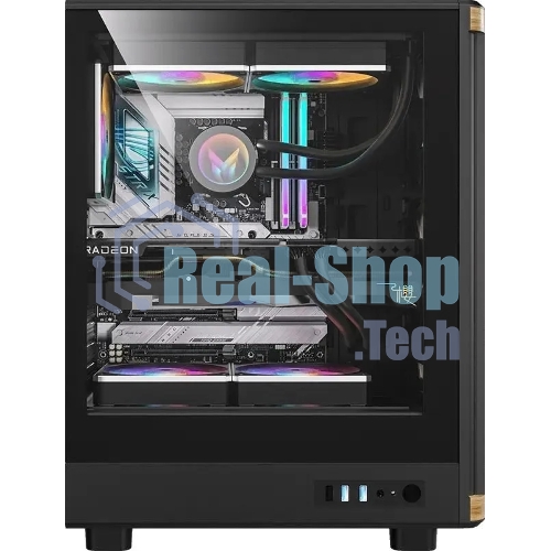 Компьютерный корпус Aerocool/Formula TimberLine T1 черный без БП ATX 4x120мм 1xUSB 2.0 1xUSB 3.0 1xUSB3.1 audio bott PSU