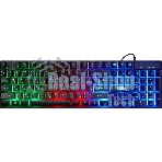 Комплект клавиатура+мышь Defender Aura MKP-117 проводной, USB, 2400 DPI, черный