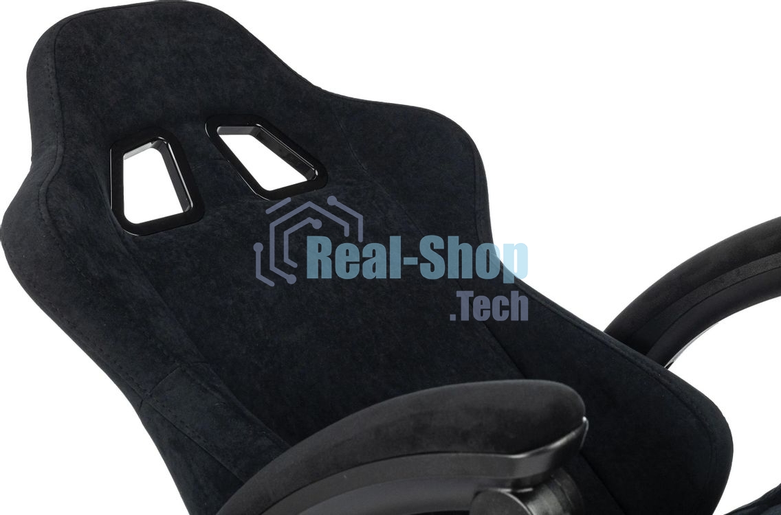 Кресло A4Tech Bloody GC-560 черный, ткань, 150 кг, подголовник, регулируемые подлокотники, механизм качания