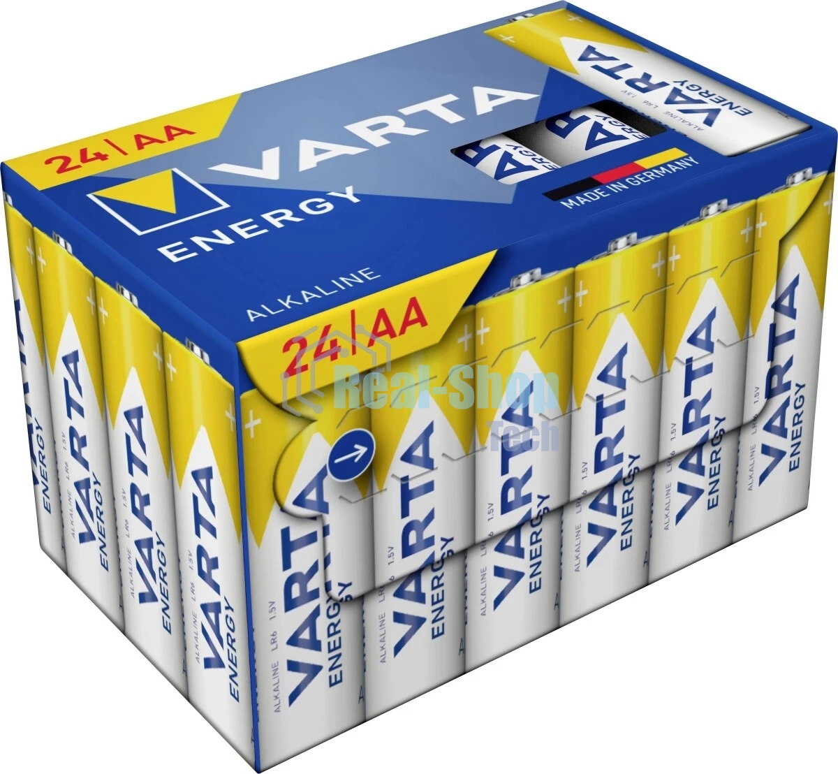 Батарейка AA Varta ENERGY LR6 AA CUBE Pack24 Alkaline 1.5V (4106) (24 шт.)