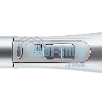 Фен-щетка ARESA AR-3207 серебристый/белый, 800 Вт