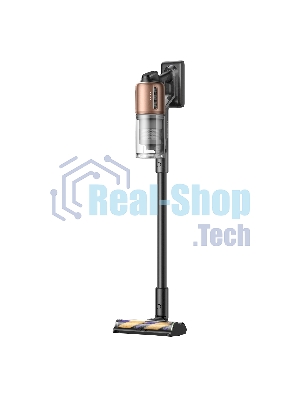 Пылесос вертикальный Dreame Cordless Vacuum Cleaner Z20AquaCycle Station черный/золотистый, питание от аккумулятора, 250 Вт, уборка влажная/сухая, пылесборник 0.6 л