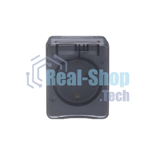 Розетка 1-м ОП AtlasDesign Profi54 16А IP54 250В с заземл. защ. шторки антрацит SchE ATN544045