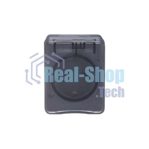 Розетка 1-м ОП AtlasDesign Profi54 16А IP54 250В с заземл. защ. шторки антрацит SchE ATN544045