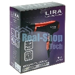 Фен LIRA LR 0704 черный/красный, 2200 Вт