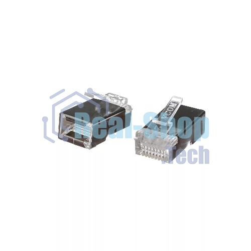 Коннекторы RJ45 для FTP кабеля 5 кат. экранированные, 20 шт