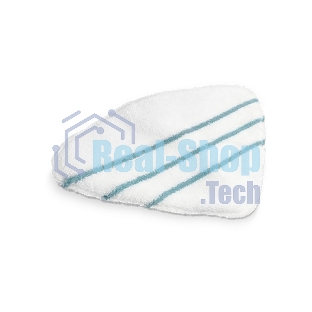 Сменная насадка для паровой швабры Bt SM1114 White-blue. (Тряпка для мытья полов) Материал 95% polyester, 5% nylon, размер 280 х 240 мм