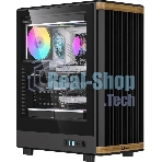 Компьютерный корпус Aerocool/Formula TimberLine T1 черный без БП ATX 4x120мм 1xUSB 2.0 1xUSB 3.0 1xUSB3.1 audio bott PSU