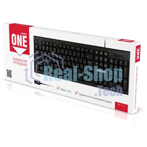Клавиатура проводная Smartbuy ONE 115 черная
