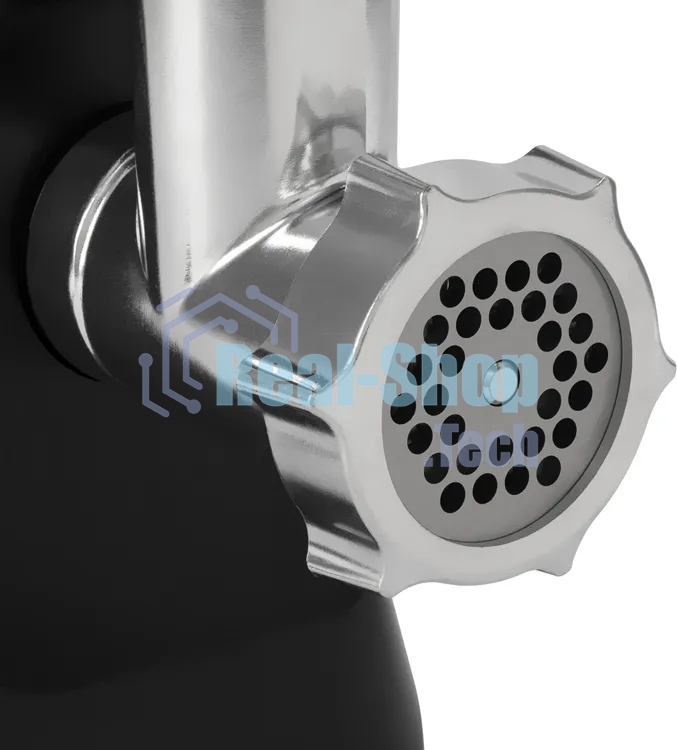 Мясорубка электрическая Vitek VT-MG3600 черный, 1800 Вт, 1.6 кг/мин, реверс, защита от перегрузки, насадки - 4