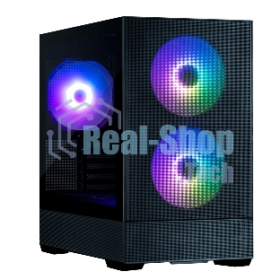 Компьютерный корпус ZALMAN P30 AIR, MATX, BLACK, WINDOW, 2xCombo (3.5'' or 2.5''), 3x2.5