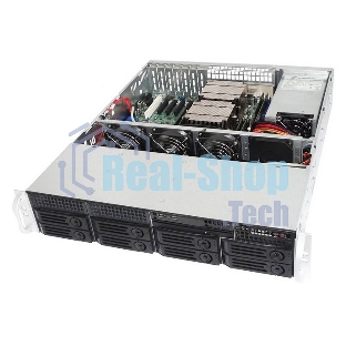 Корпус Ablecom CS-R25-37P, 2U, чёрный, 3 x 80 мм