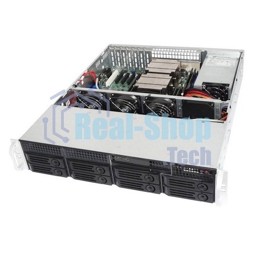 Корпус Ablecom CS-R25-37P, 2U, чёрный, 3 x 80 мм