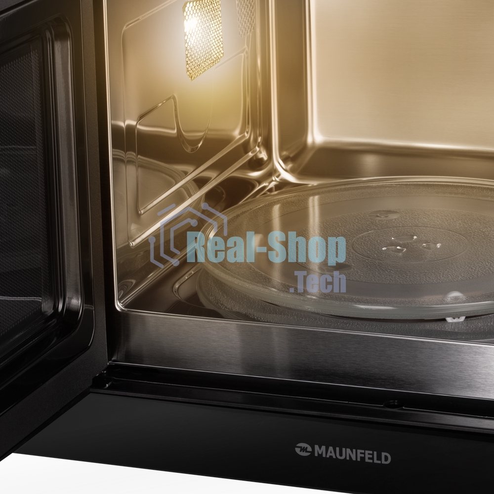 Микроволновая печь встраиваемая Maunfeld MBMO925SGb11 черный, 25 л, 1000 Вт, переключатели - сенсор